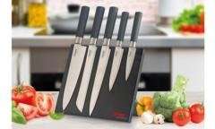 Clifford James Professional 5 Piece Knife Set with Magnectic Block - £17.99 (was £39.99)