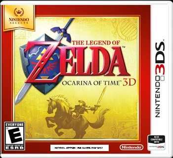 The Legend of Zelda: Ocarina of Time 3D (Nintendo Selects) £13.99 new at game