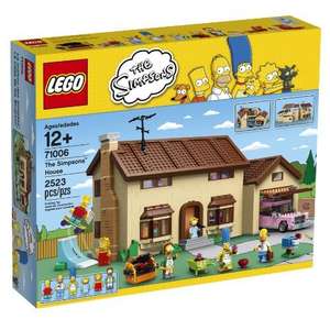 LEGO The Simpsons House (71006) Toys R Us + 3% Top Cashback. Flubit Match @ £134.99 - £149.99