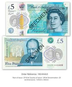 Get a Fiver for £5.00 but £4.50 with quidco cashback at Westminster