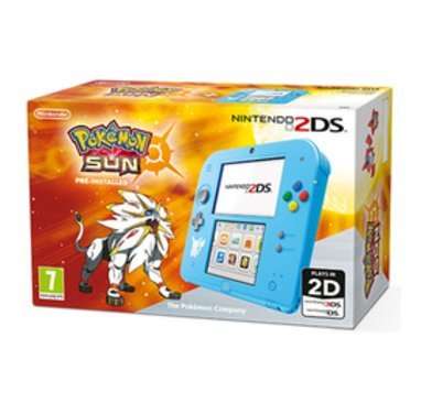 2DS Special Edition + Pokémon Sun/Moon (Pre-Installed) £89.99 at GAME