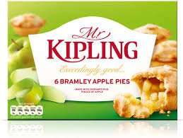 Mr Kiplings Fruit Pies Selection/Apple Pies/Apple & Blackcurrant Pies 6pk was £1.45 now 72p @ Tesco