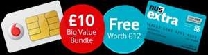 Students only- Free NUS Extra with topped up Vodafone Free sim - £10