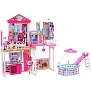 25% - 50% Off Selected Toys at Argos ie Complete Barbie Home Set inc House, Glam Pool, 3 Dolls + 3 Furniture Sets was £99.99 now £49.99