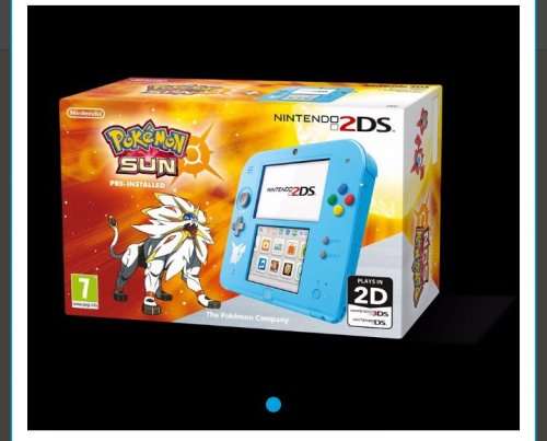 pokemon sun or moon 2ds console £79 with code @ Tesco