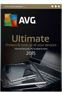 AVG Ultimate Amazon PC Download £3.60 12 Months & Unlimited Devices