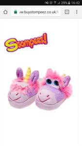 Unicorn Stompeez Kids Slippers £5.99 @ Stompeez