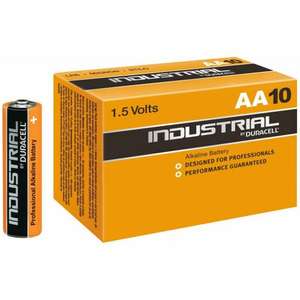 Duracell industrial 10 x AA batteries £2.55 + free p&p or £2.42 with code @ ukdapper