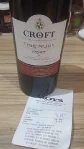 Croft fine Ruby Port £6.99 at Roys