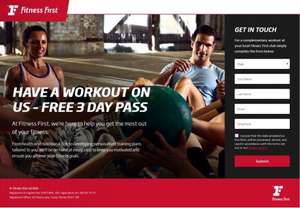 Free 3 Day Trial Available @ Fitness First