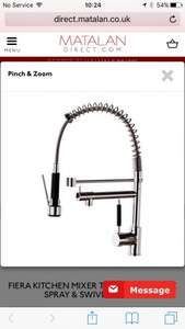 Brass with chrome finish Mixer tap was £160 now £69.. £49 / £52.99 delivered with code @ Matalan