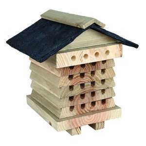 Handcrafted Wooden Bee Hive, Ladybird Feeder, Bat House £9.99 each + BOGOF + FREE Delivery @ Notcutts (+ others in op)