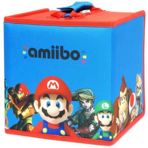 Amiibo 8 figure travel case mario and friends half price £9.99 Nintendo store free delivery over £20