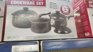 non stick saucepan set £11.99 @ Buyology instore