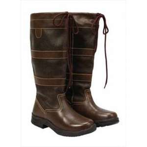 Saxon Country Long Leather Boots £47.99 viovet
