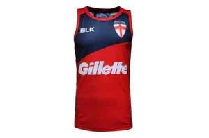 33% off England Rugby League 2015 BLK Staff Training Singlet in Small
