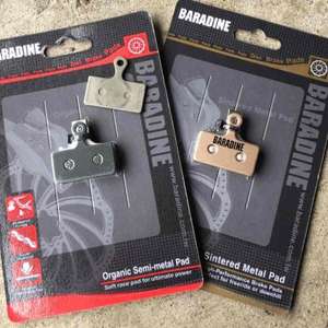 baradine XTR mountain bike disc brake pads £0.99 or £1.99 metal sintered a pair @ wheelies (also fits deore,slx,xt shimano hydraulic brakes) Delivered