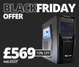 PC Specialist black friday deals are up! £569 GTX 1050Ti Gaming PC, £15 off voucher, reduced GTX980M gaming laptop