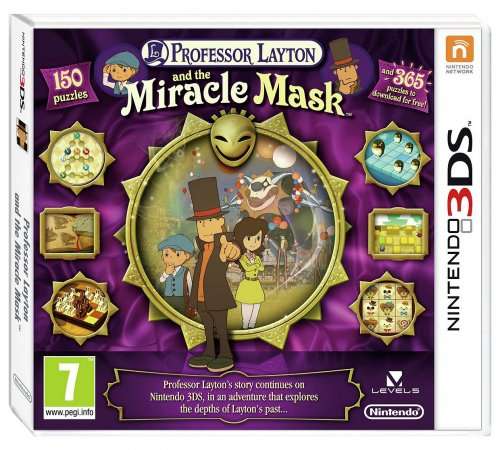 Professor Layton: The Miracle Mask Nintendo 3DS Game £2.99 at Argos