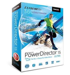 Cyberlink Power Director 15 Ultra (possible £37.75 from £219.97)