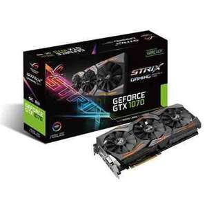 ASUS Strix GTX1070 8G Graphics Card for £434.99 plus free ROG mousemat or Cerberus mouse + Watchdogs 2 @ Yoyotech