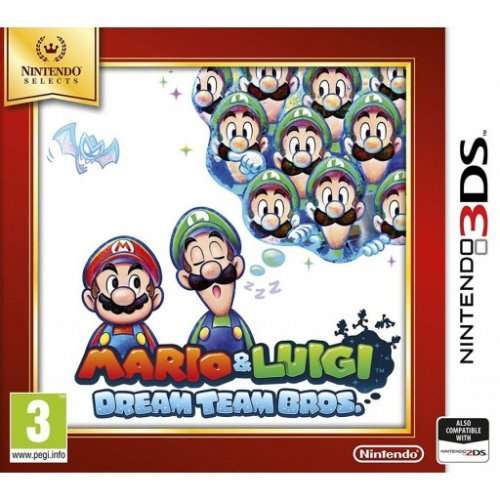 Nintendo Selects Mario and Luigi: Dream Team Bros 3DS or Nintendo Selects New Style Boutique 3DS or Nintendo Selects Paper Mario Sticker Star 3DS £11.95 Each Delivered @ The Game Collection
