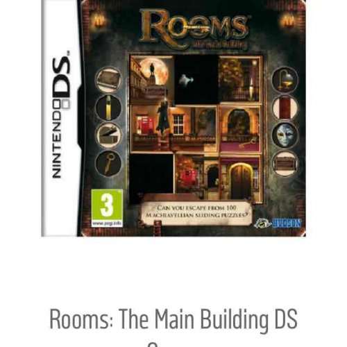 Nintendo DS game Rooms: The main building for £2.49 at Argos