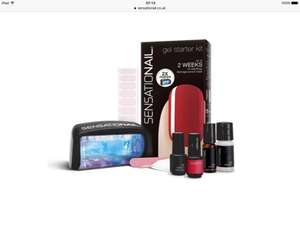 Sensationail Scarlet Red Gel Nails Starter Kit £35