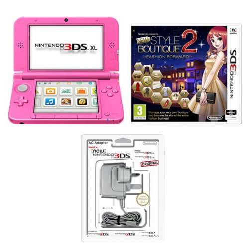 pink 3ds xl pink + Nintendo Presents: New Style Boutique 2 - Fashion Forward  £139.99 nintendo store