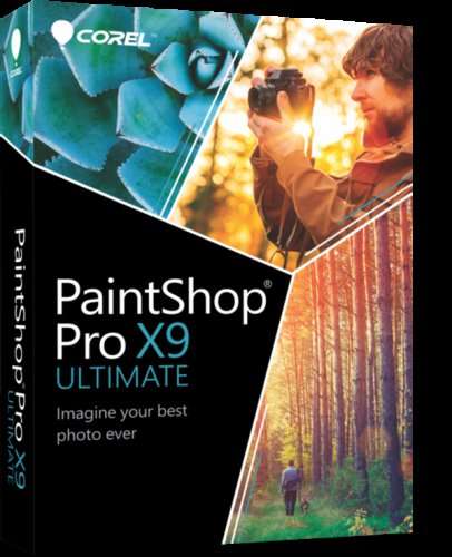 PaintShop Pro X9 Ultimate & bonus collection, full download version, 75% off - £19.99 @ Corel