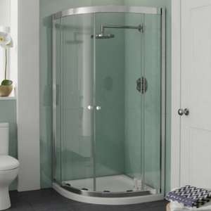 4mm 900 x 900 Double Door Quadrant Shower Enclosure for £62.95 (RRP £162.95) Click & Collect @ BetterBathrooms after discount