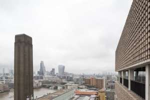 Great free panoramic view of London at Tate Modern Viewing Level, 10th floor, opposite St. Paul's Cathdral on South Bank, just turn up