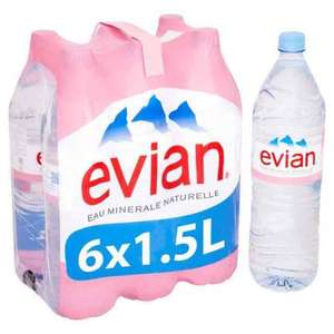 Evian Still Mineral Water 6 x 1.5L. @ Ocado. Now £3.50 if you buy two. Was £3.98.
