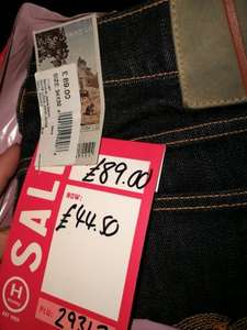 Selected half price Nudie jeans £44.50 @ Hurleys, Middlebook, Bolton