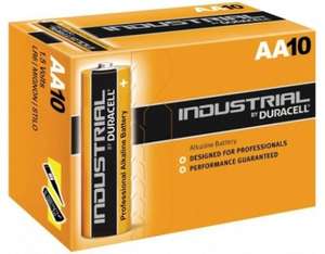 Duracell Industrial AA or AAA batteries £2.51 delivered using code @ UKDapper