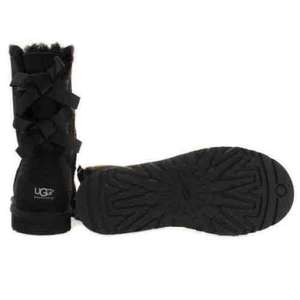 black ugg bailey bow size 6 £60.20 delivered from hurley