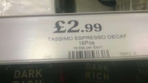 3 Varieties Of Tassimo At Home Bargains for £2.99