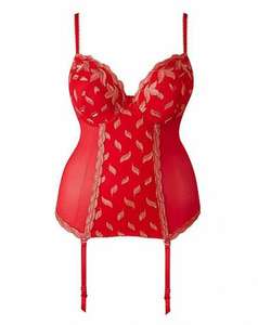 Shapely Figures Ava Plunge Basque | Crazy Clearance
