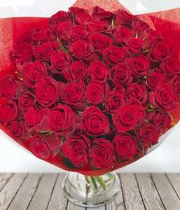 100 red roses for £49.99 excluding delivery - eflorist - plus cash back deal for another £20ish off