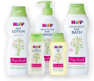 HiPP Organic baby care range £10.99 FREE DELIVERY!!