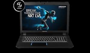 Erazer X7841 Gaming Laptop - i7 6700HQ, GTX 970M, 16 GB RAM, 256 SSD £1019 @ Medion