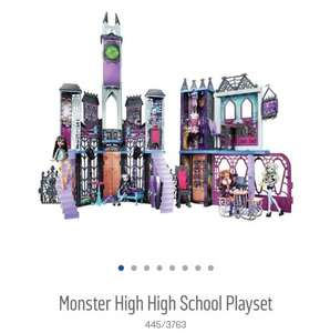 Monster High high school. Half price at Argos - £74.99
