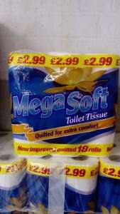 18pack Megasoft Quilted Toilet roll £1.49 @ Latifs Birmingham