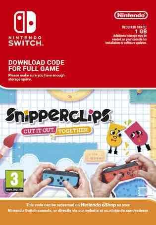 Snipperclips download code @ shopto - £16.85