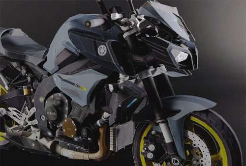 Ultra Realistic Yamaha Motorbikes Made From Paper Free to Download