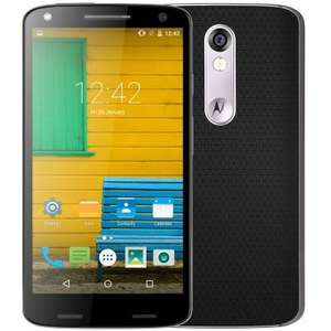 Motorola MOTO X ( 1581 ) 4G Smartphone  -  BLACK 2028594015.4 inch 2K QHD AMOLED Shatter Shield Screen Android 5.1 Snapdragon 810 Octa Core 2.0GHz 3GB RAM 64GB ROM 21.0MP Rear Camera Water-repellent Coating £228.38 @ GearBest