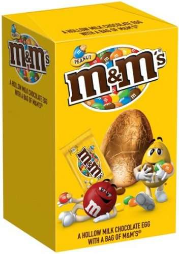 M&Ms easter egg 135g reduced to 50p @ morrisons (was £1)