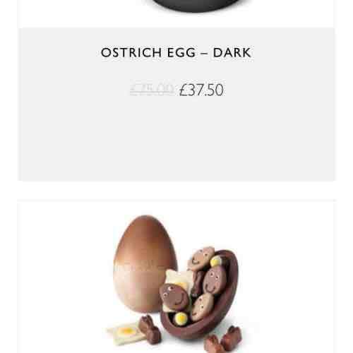 Hotel chocolat Easter egg sale (1 item £3.95 del / 2+ items £4.95 del)