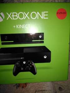XBOX ONE (Original) 500Gb + Kinect £129 instore @ Sainsbury's Wolverhampton
