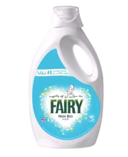 Fairy Non Bio Washing Liquid 60 Washes for £10 (Potentially £4.50 if you buy 7 more items)  at Asda